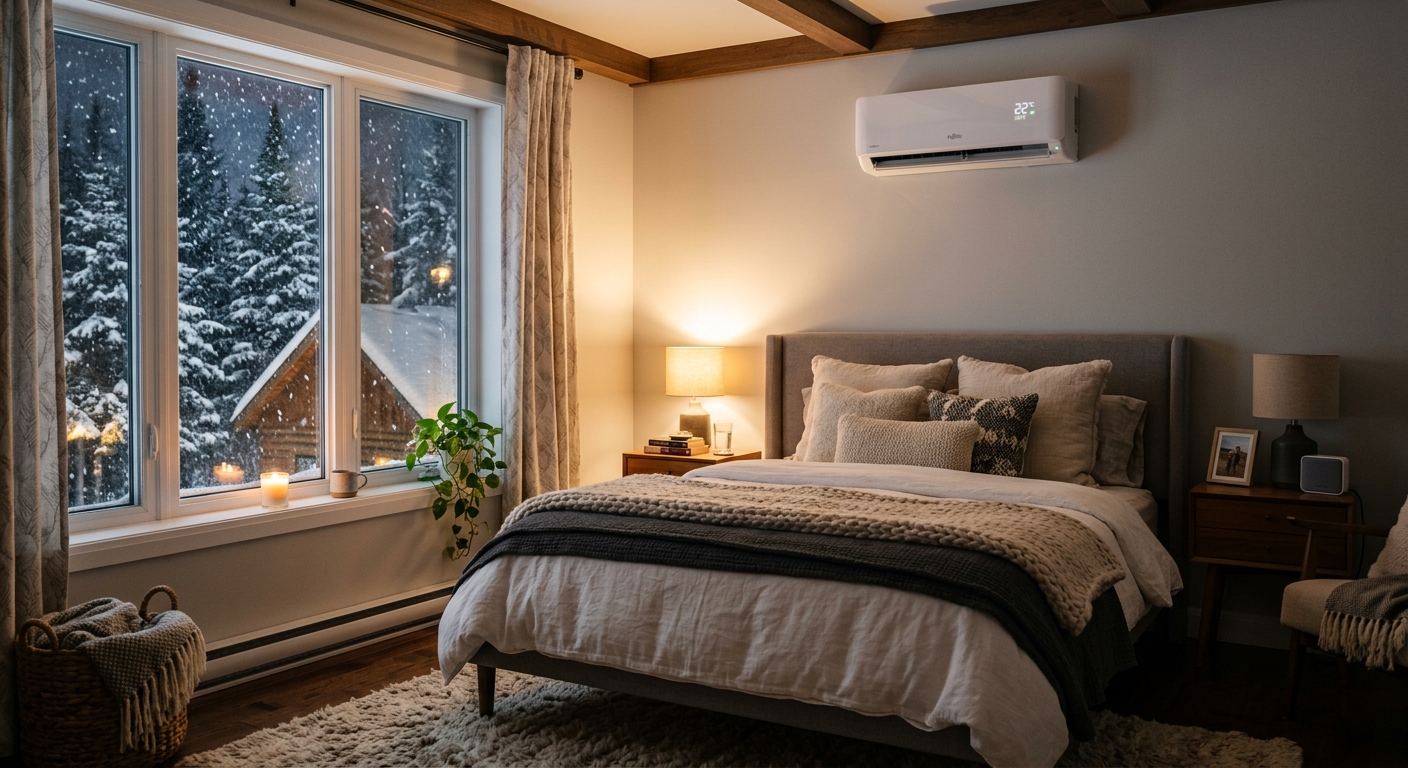 Climatisation thermopompe installée à Granby, Québec